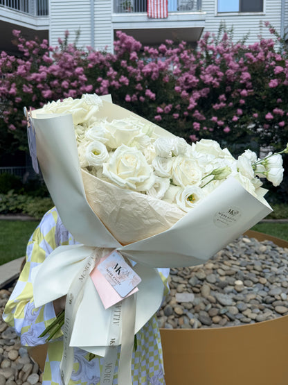 BOUQUET «SNOW ANGEL» - WHITE MIX