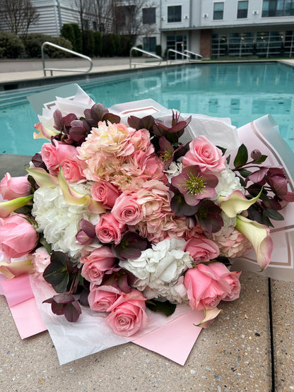 BOUQUET "MUTED BERRY ROMANCE"