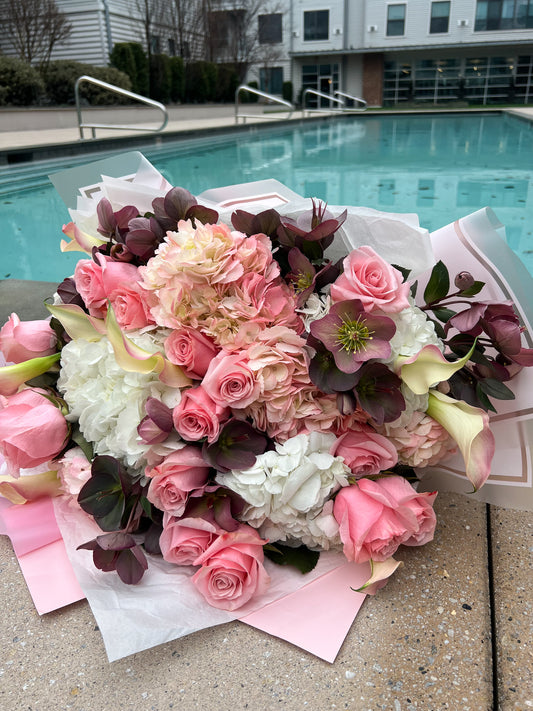 BOUQUET "MUTED BERRY ROMANCE"